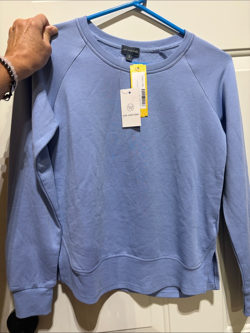Wander Periwinkle Crewneck Sweatshirt - Light Blue